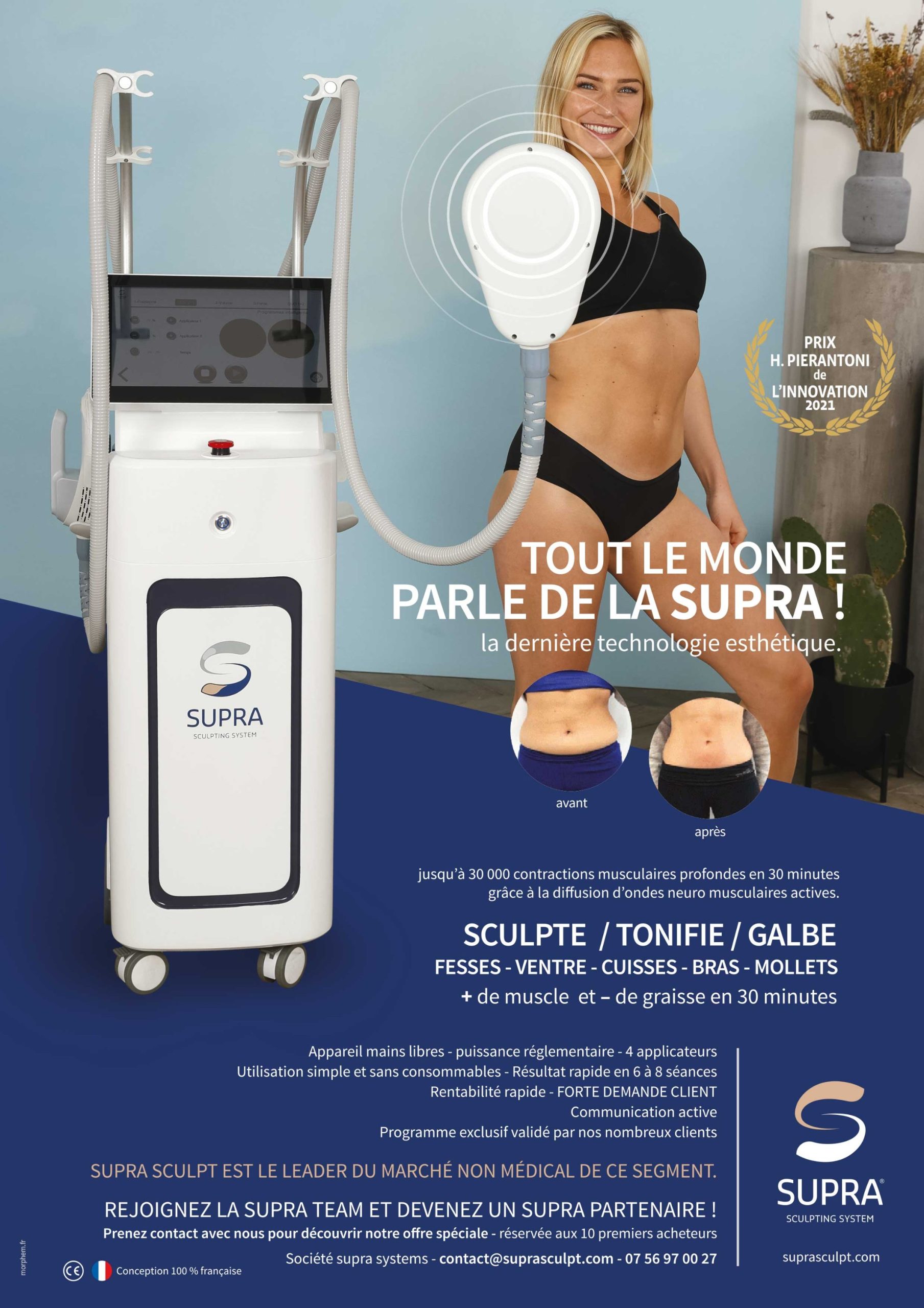 Supra Sculpt - Fournisseur d'appareils de beautés - NewTec Minceur